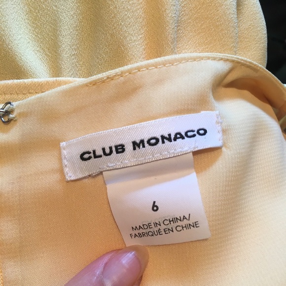 Club Monaco Cold Shoulder Ruffle Peplum Top - Picture 5 of 6